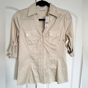 Button up collar NY & Co shirt
